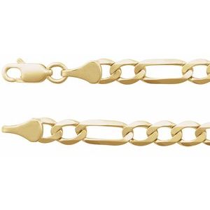 Men’s 14K Yellow Gold Figaro Chain