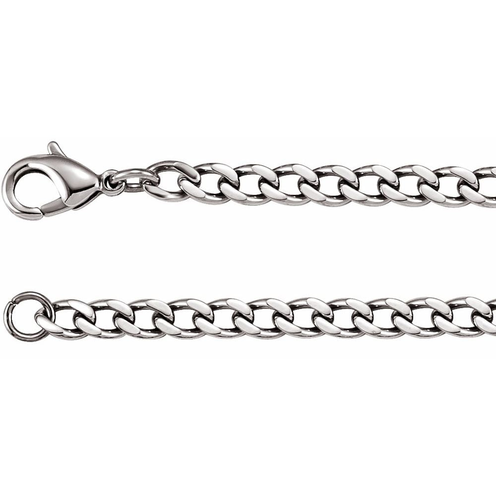Men’s Stainless Steel Curb Chain