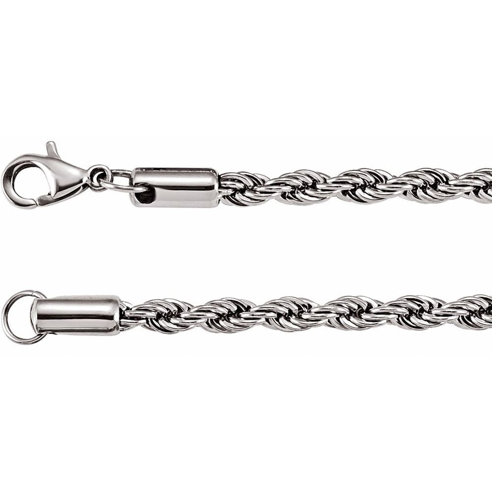 Men’s Stainless Steel Rope Chain