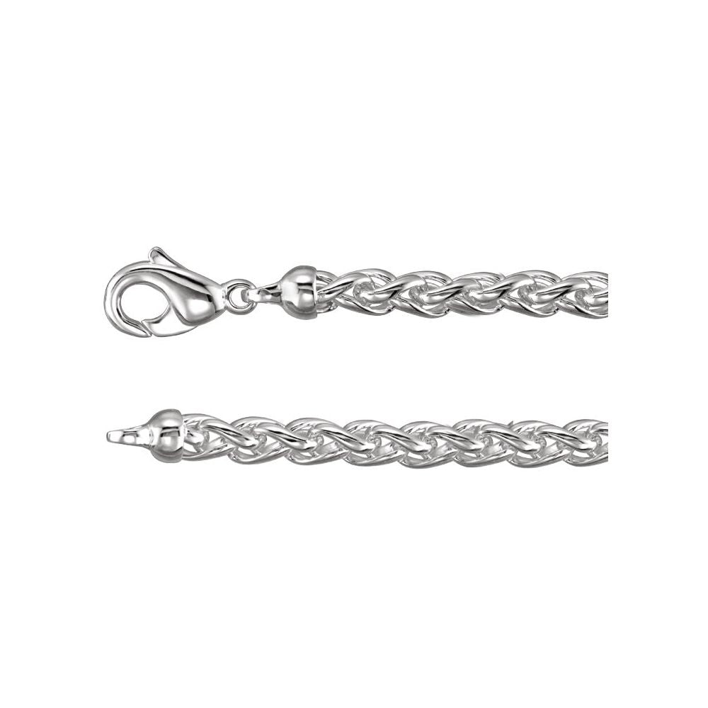 Men’s Sterling Silver Wheat Chain