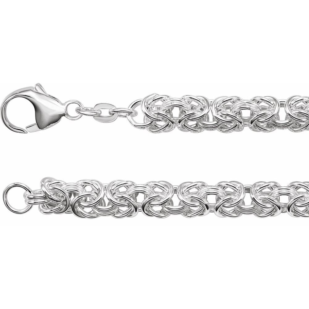 Men’s Sterling Silver Byzantine Chain