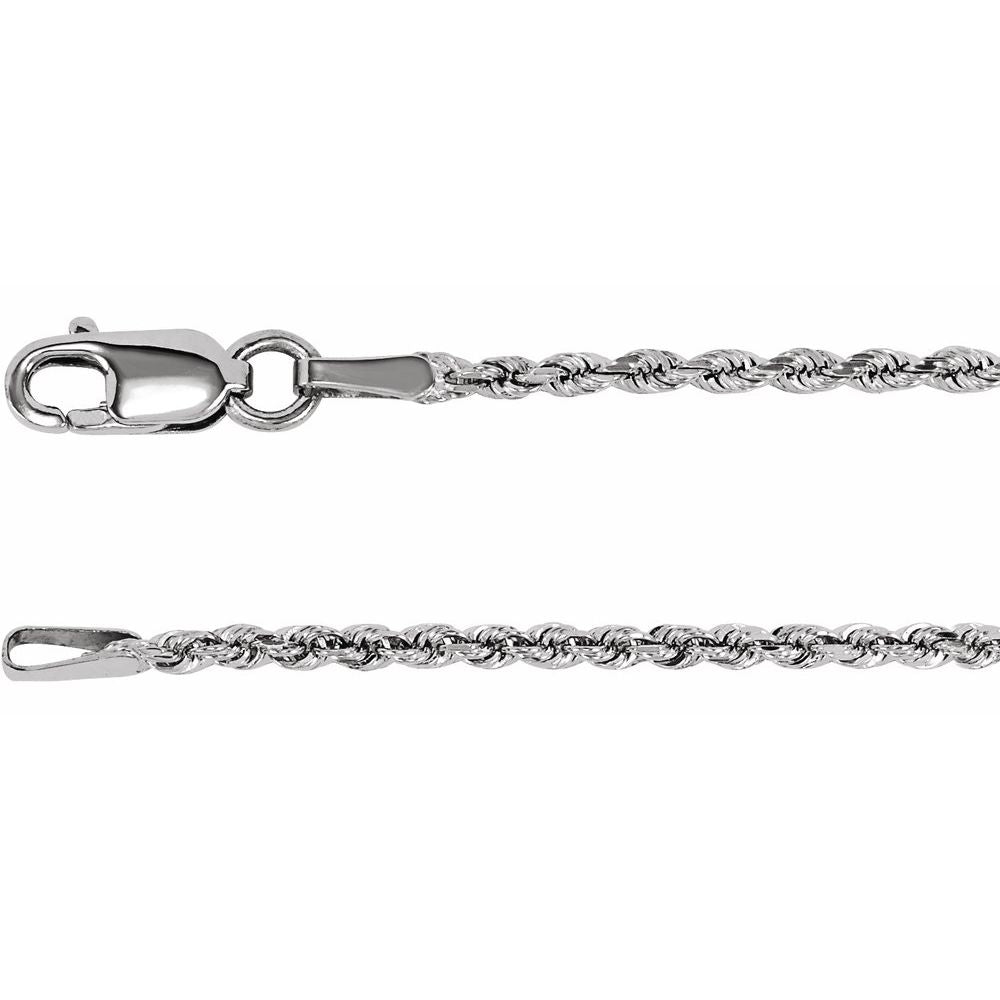 Men's Sterling Silver Rope Chain