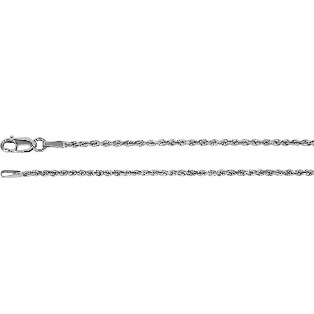 Men's Sterling Silver Rope Chain