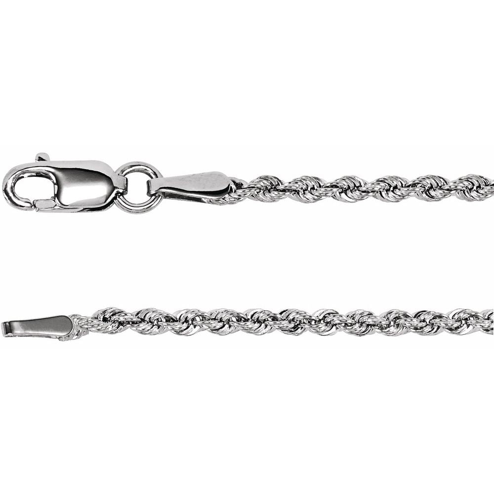 Men's Sterling Silver Rope Chain
