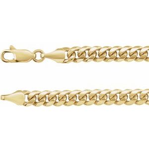 Men’s 14K Yellow Gold Curb Chain