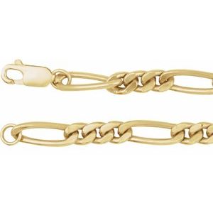 Men’s 14K Yellow Gold-Filled Figaro Chain, 16 in