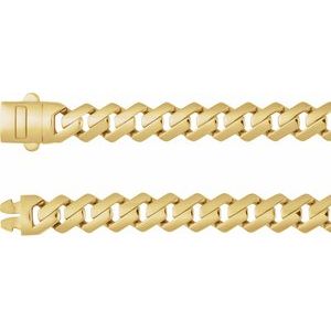 Men’s 14K Yellow Gold Curb Chain