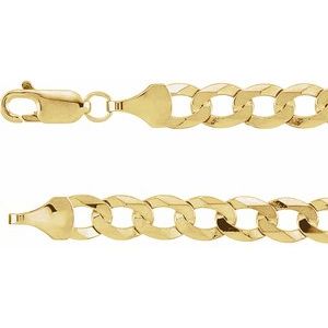 Men’s 14K Yellow Gold Curb Chain, 16 in