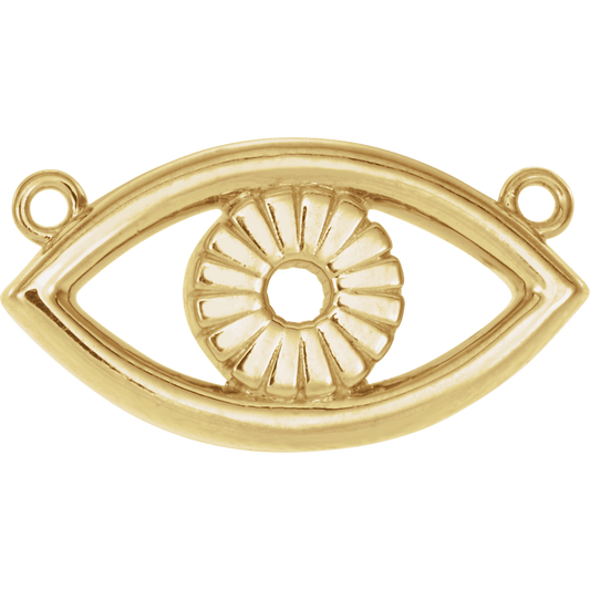 10K Gold Evil Eye Pendant (Limited Time Only)
