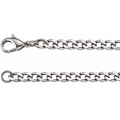 Men’s Stainless Steel Curb Chain