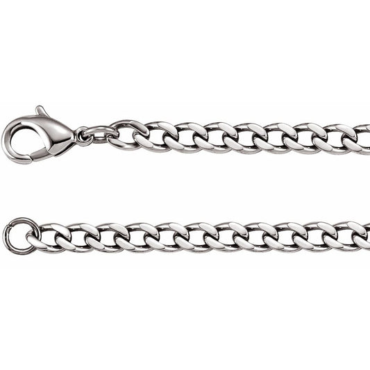 Men’s Stainless Steel Curb Chain