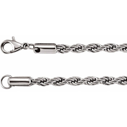 Men’s Stainless Steel Rope Chain