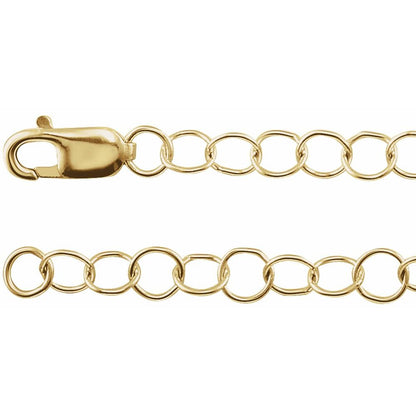 Men’s 14K Yellow Gold Cable Chain