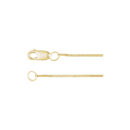 14K Yellow Gold Serpentine Chain Bracelet