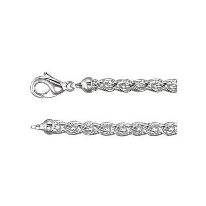 Men’s Sterling Silver Wheat Chain