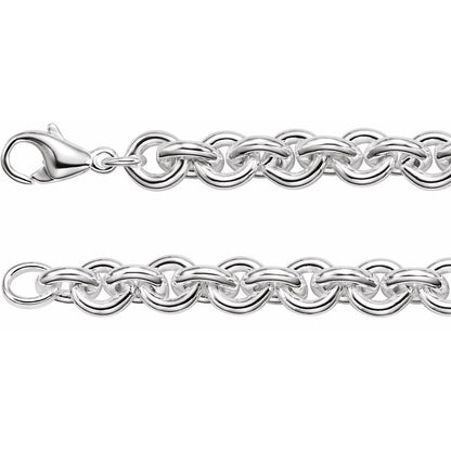 Men’s Sterling Silver Cable Chain