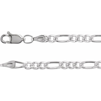 Men’s Sterling Silver Figaro Chain
