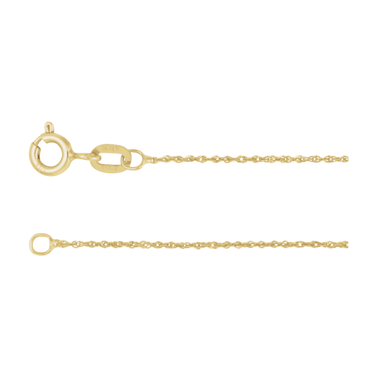 14K Yellow Gold Singapore Chain Bracelet