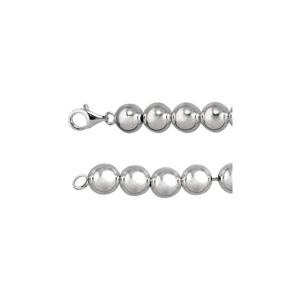 Men’s Sterling Silver Bead Chain