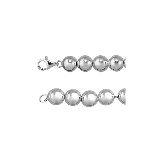 Men’s Sterling Silver Bead Chain