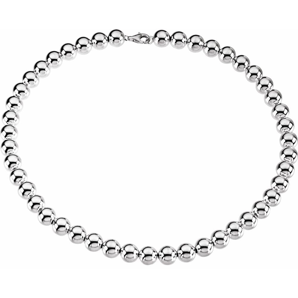 Men’s Sterling Silver Bead Chain