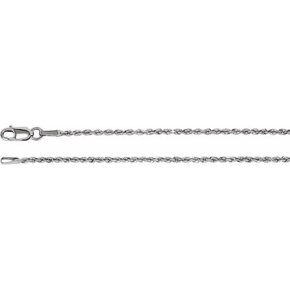 Men's Sterling Silver Rope Chain