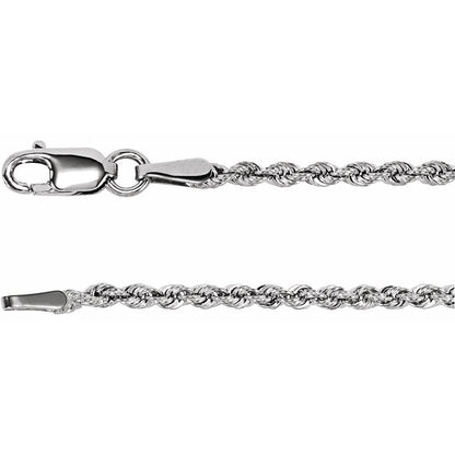 Men's Sterling Silver Rope Chain