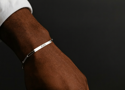 Sterling Silver Bar Bracelet