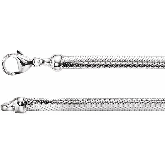 Men’s Sterling Silver Snake Chain